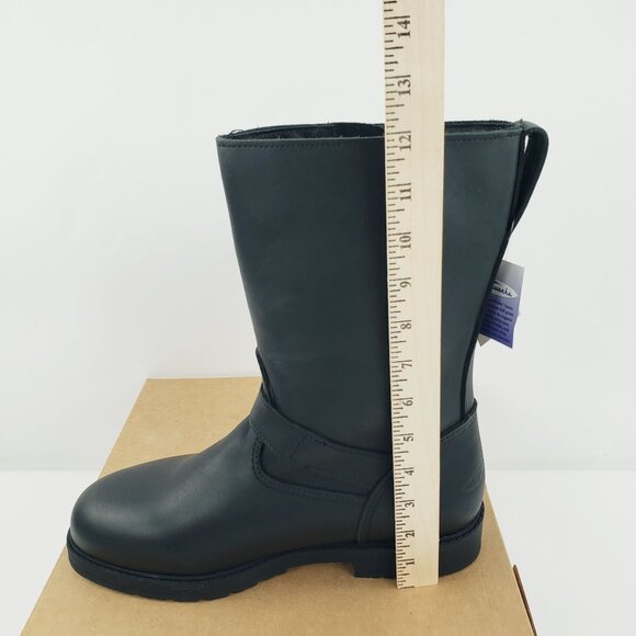 Cruiserworks Men Size 9 Wide Black Leather Classic Motorcycle Pull On Boots NEW - Picture 11 of 14